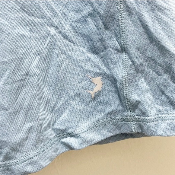 REEL LEGENDS Men’s Blue BAM BAM WEAVE Short Sleeve Bamboo Fabric Shirt Medium - Picture 3 of 5